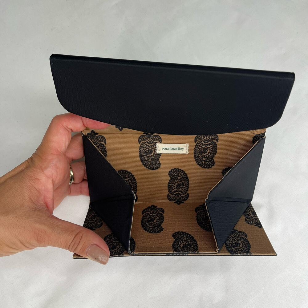 Vera Bradley Black Triangular Foldable Eyeglasses… - image 1